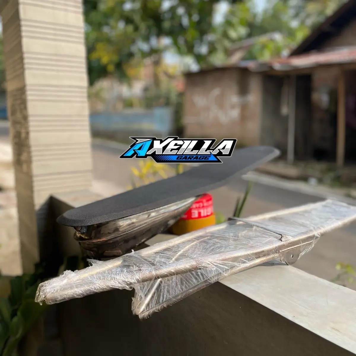 Sambungan rangka tangki dan jok Sleep engine 200