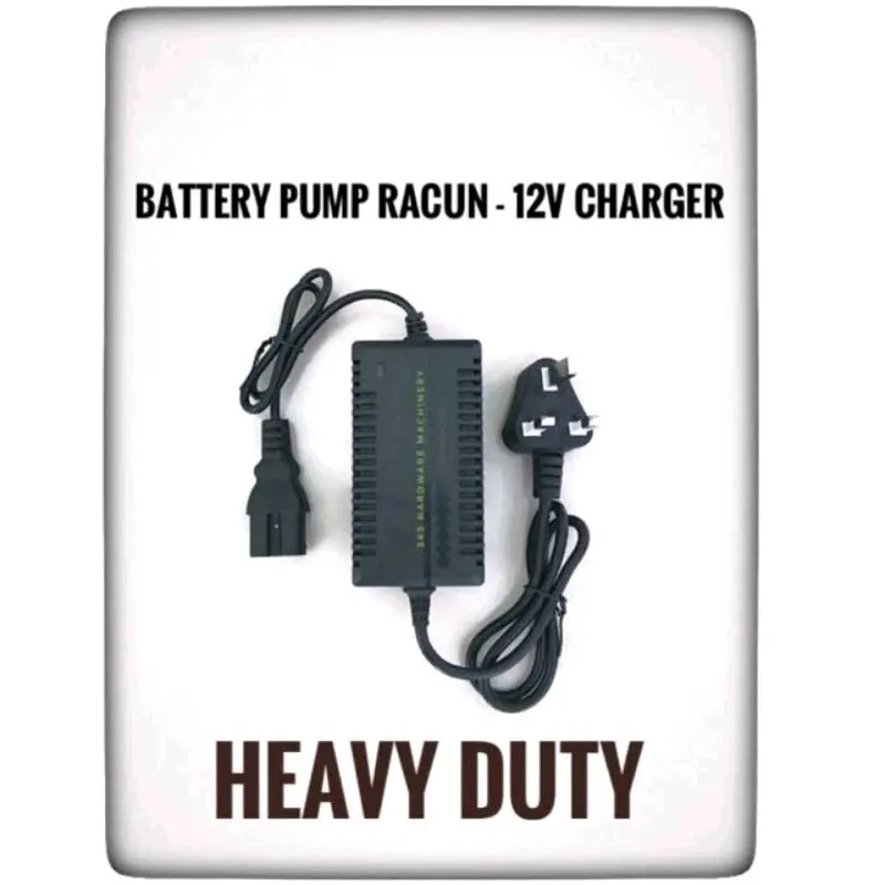 (Ready Stock) 12V Battery Pump Knapsack Sprayer Charger Heavy Duty Ogawa Thaitec Pabooi