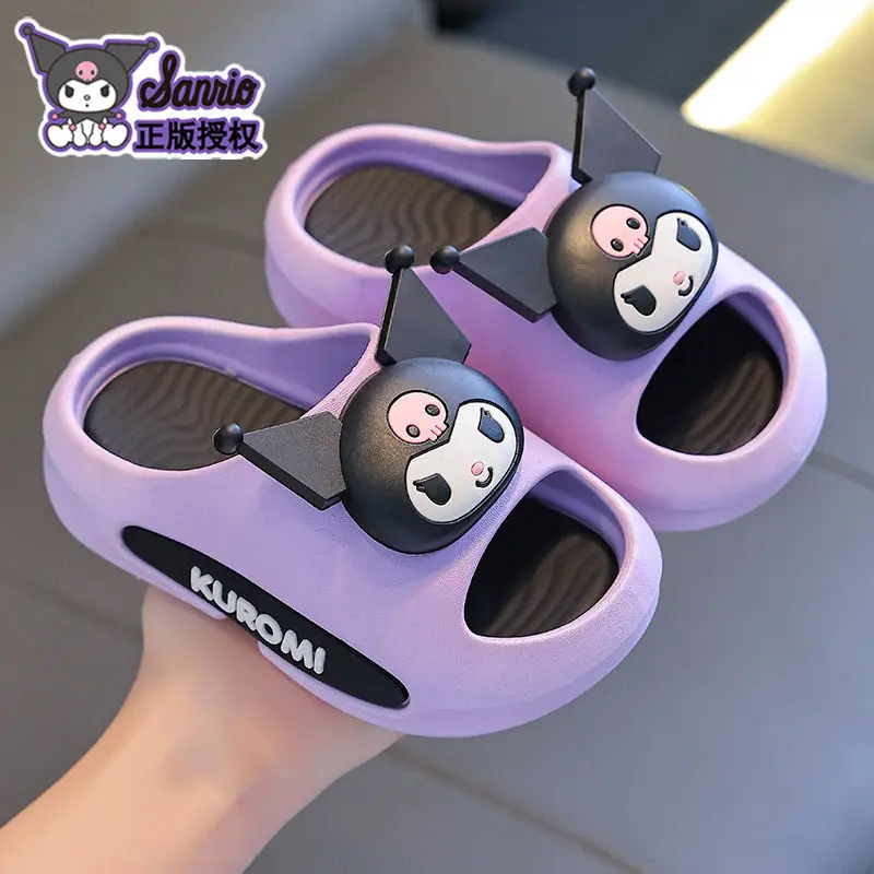 รองเท้าแตะเด็กผู้หญิง, Sanrio, รองเท้าแตะเด็กผู้หญิงการ์ตูน Clow M, พื้นนุ่มสำหรับผู้ปกครองและเด็ก, ในร่ม, กันลื่น, ความรู้สึกบ้าน, ปี 2025