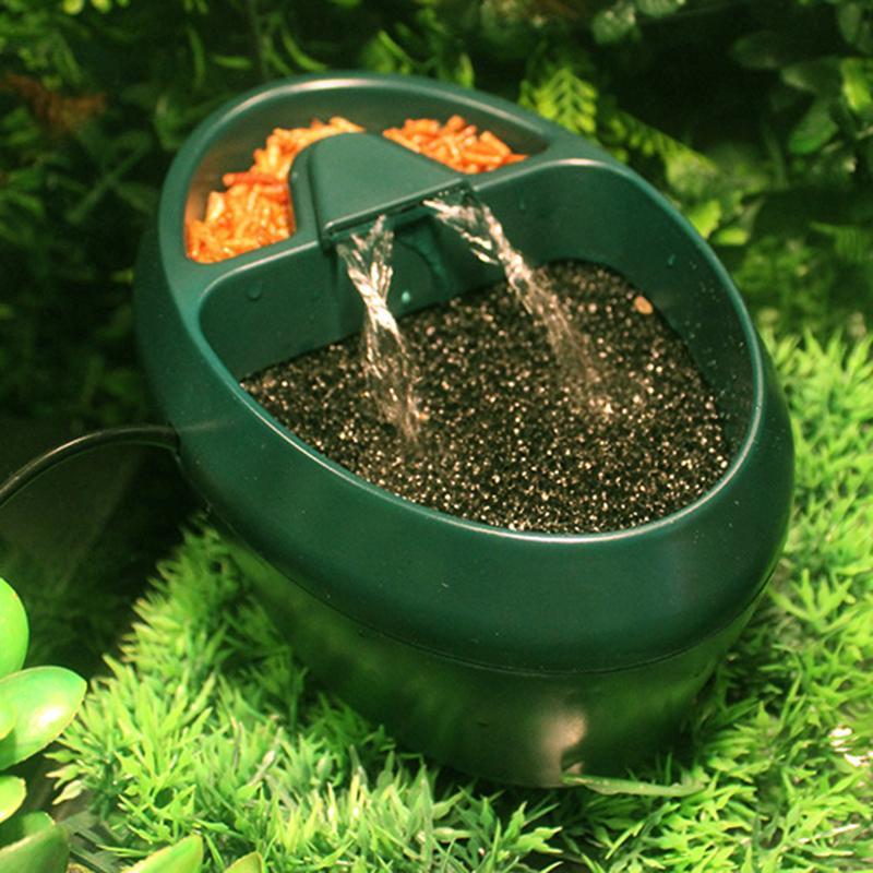 Product Introduction of Reptile Drinking Fountain Water Dripper Water feeder Suitable for Snake Gecko Lizard-Chameleon Bearded Dragon Water Dish Bowl 7