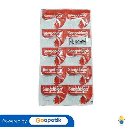 Gambar SANGOBION STRIP 10 KAPSUL dari Apotek Untung Bandung Kab. Bandung Tokopedia