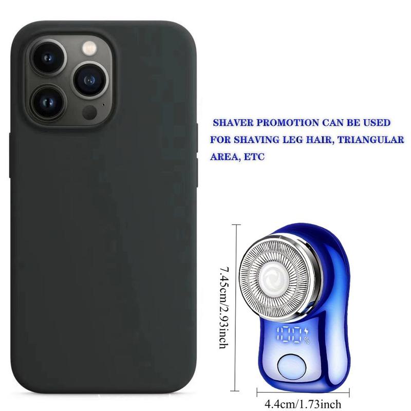 Portable Comfort Mini USB Rechargeable Shaver, Electric Beard Razor for Men, Wet & Dry Shaver for Home, Office, Car, Business Travel, Beard Care Machine, Sharp Electric Shaver, New Year Gifts, Valentine's Day Gift for Men, Shaver for Men, Shaving Products 2