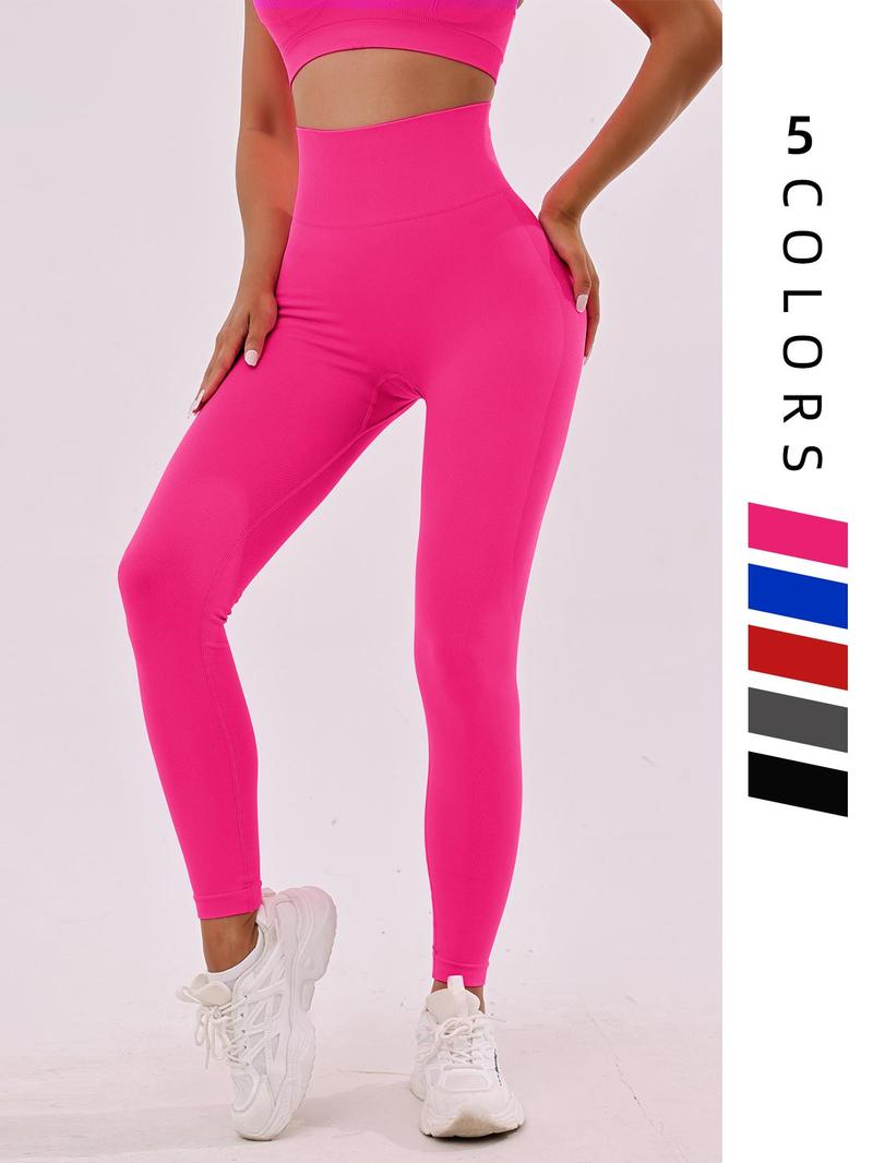 Product Introduction of Women's Solid High Waist Shapewear Leggings, Tummy Control Butt Lifting Shaper for Spring, High Stretch Seamless Yoga Pants, Ladies Shapewear Bottoms 1