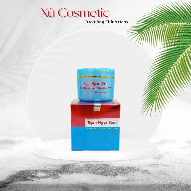 Bạch Ngọc Liên Xanh Kem dưỡng trắng da toàn thân Body Whitening 2 in 1 At Home