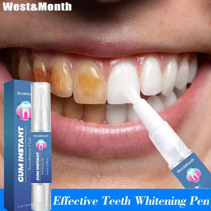  Bút tẩy trắng răng nha khoa TEETH Whitening pen tiện lợi về sinh răng miêng loại bỏ mảng bám răng trắng sáng tự nhiên 