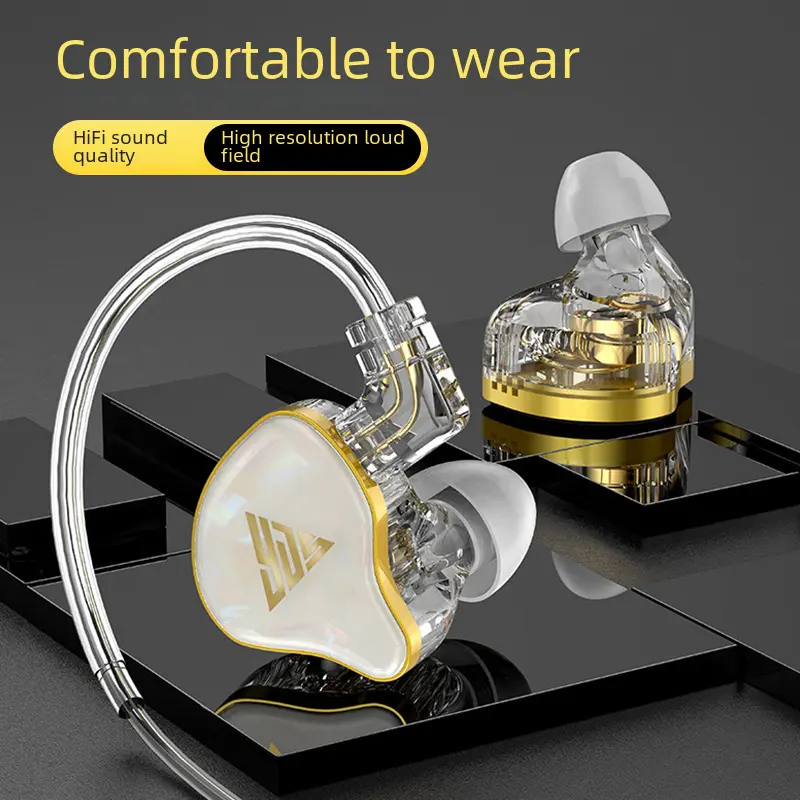 Tai Nghe Trong Tai, Có Dây, Nhét Tai, Có Thể Thay Đổi, Chất Lượng Âm Thanh Cao, Cấp Độ Fancier, HiFi, Khử Tiếng Ồn, Có Dây Nghe Nhạc Earphone