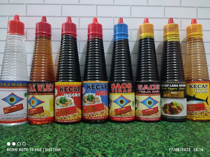 Paket Hemat Penyedap Masakan Isi 8 Botol HALAL asin hitam Ikan Kecap Tiram Lada 1