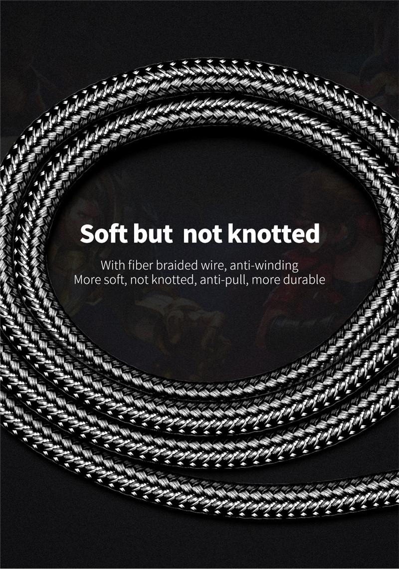 Product Introduction of Lovebay 3M USB Cable Fast Charging Cable Type C LED Phone Charger Data Cord For Huawei Xiaomi Samsung Phone Charger Fast Cable Smartphone Cellphone 8