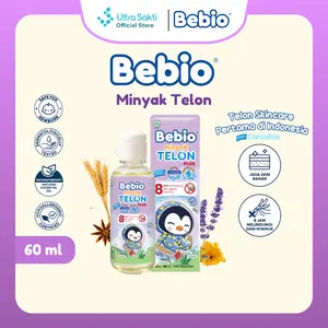 Bebio Minyak Telon Skincare Ceramide 60ml - Hangat dan Lembut di Kulit Baby, Hypoallergenic Tested - Anti Nyamuk 8 Jam