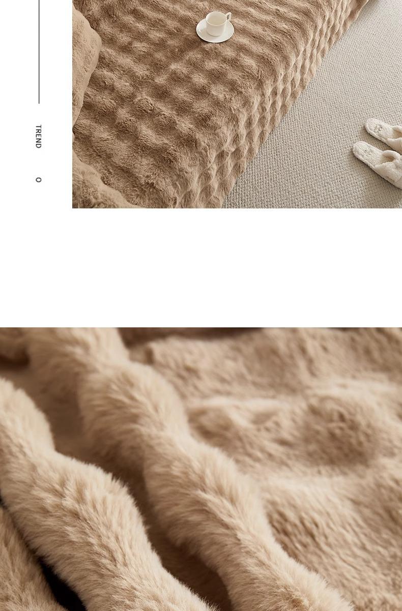 Product Introduction of High-end Winter Thickened Rabbit Fur Sofa Cover Sofa Slipcover Full Wrap Autumn Winter Universal Sofa Cover Wholesale 30