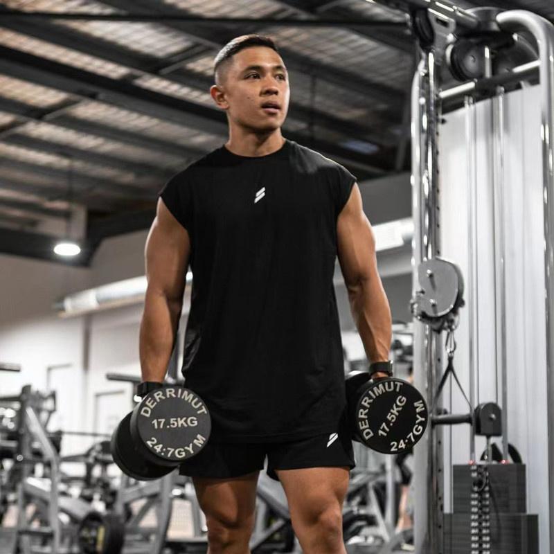 Product Introduction of NEW Summer Fitness Sports Tank Top Men Breathable Loose Mesh Training Sleeveless T-shirt Quick Drying vest male Fitness Clothing 14