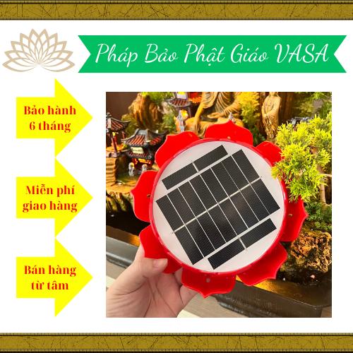 HÀNG LOẠI A - Máy Niệm Phật Năng Lượng Mặt Trời Bông Sen, Sẵng 36 bài, Kinh Địa Tạng, Có Khe Thẻ Nhớ