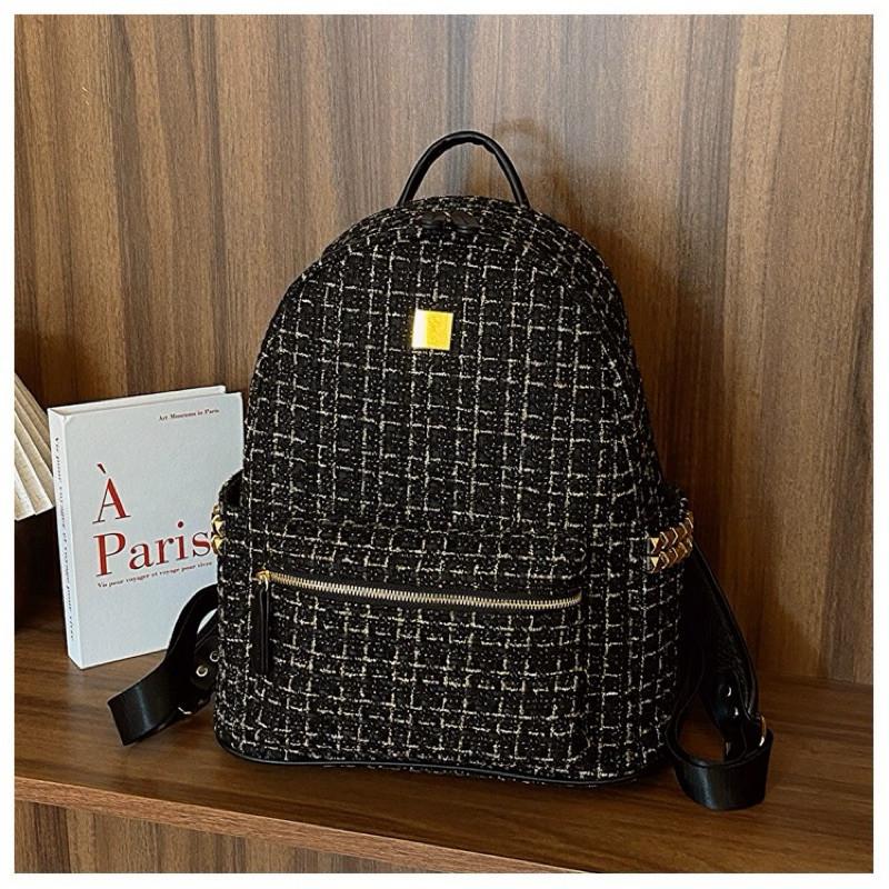 Balo nữ đi học đi chơi kim tuyến quai to size 40 vừa a4 kèm móc cún thời trang BABUMAP - BL031