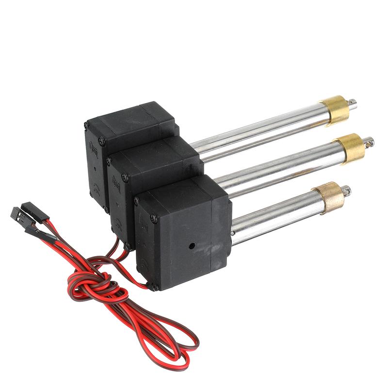 Trục vít nâng cấp máy xúc huina 595 / 592 hoặc chế xe điều khiển từ xa - động cơ servo 2 dây 3