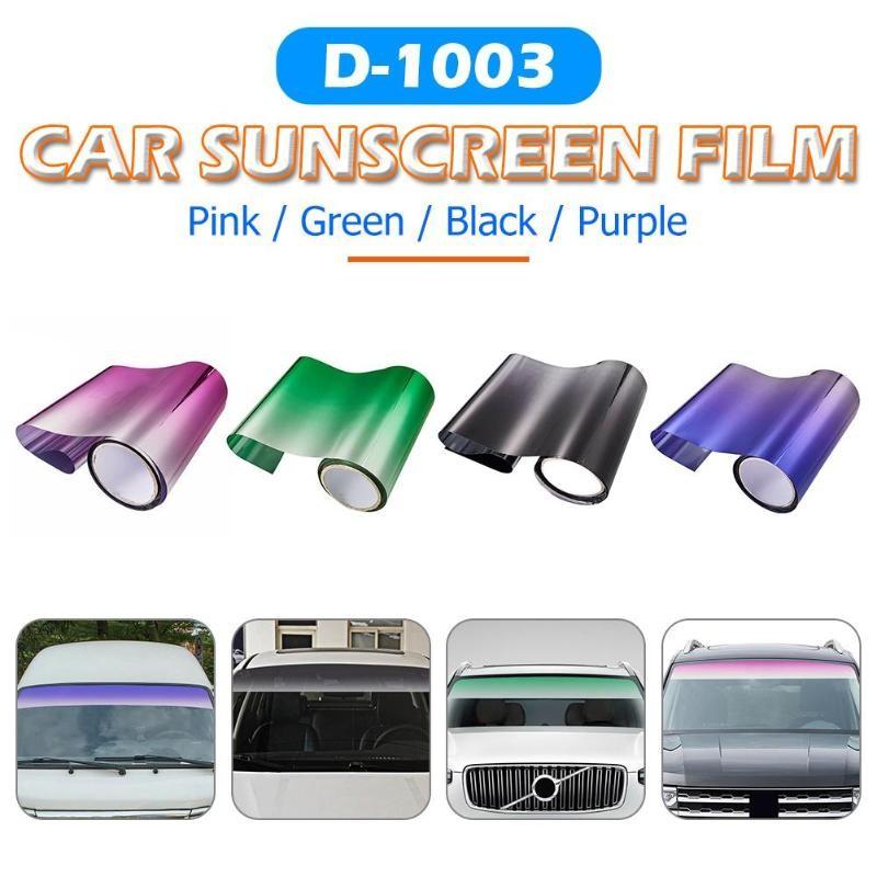 Product Introduction of Car Windscreen Sun Shade Visor Film Tint Strip High-grade Environmental Protection Vinyl SUV Camper Windshield Sunvisor 3