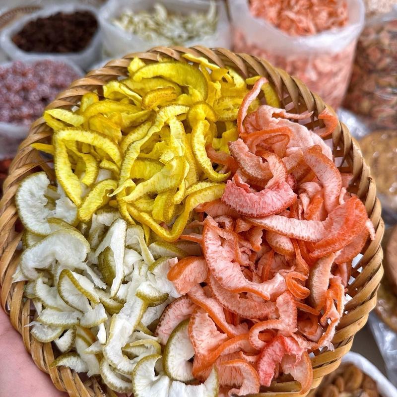   Tiệm Nhà Cô Yến  Mứt Vỏ Bưởi Sấy Dẻo 3 Loại 250g-500g 