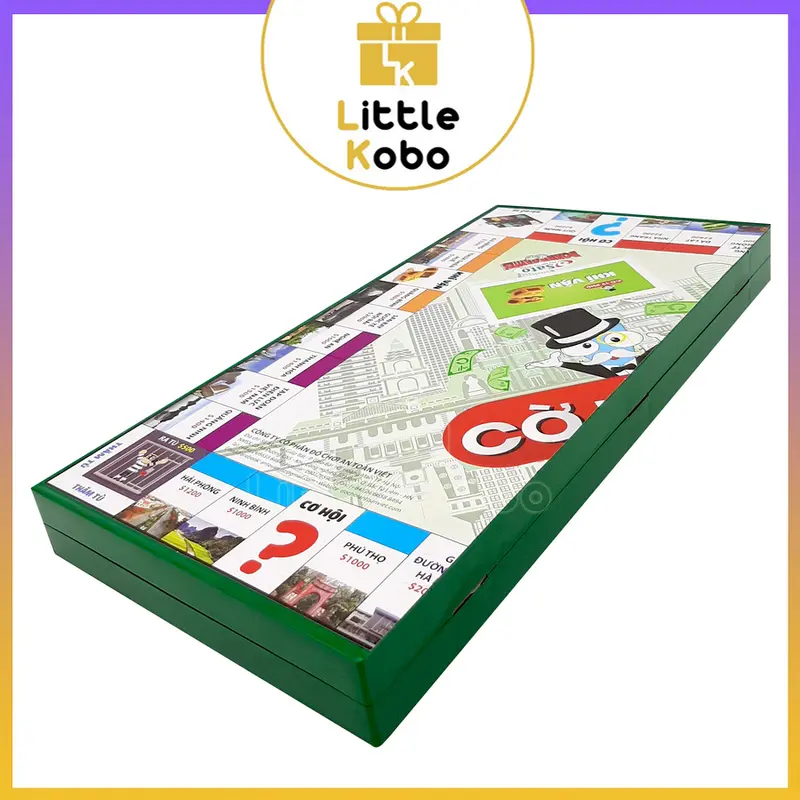 [Sa.to] Bộ Cờ Tỷ Phú Sa.to Size Lớn Trung Monopoly Cờ Tỉ Phú Đồ Chơi Trí Tuệ Giải Trí Xả Stress Xúc Xắc Toys 8