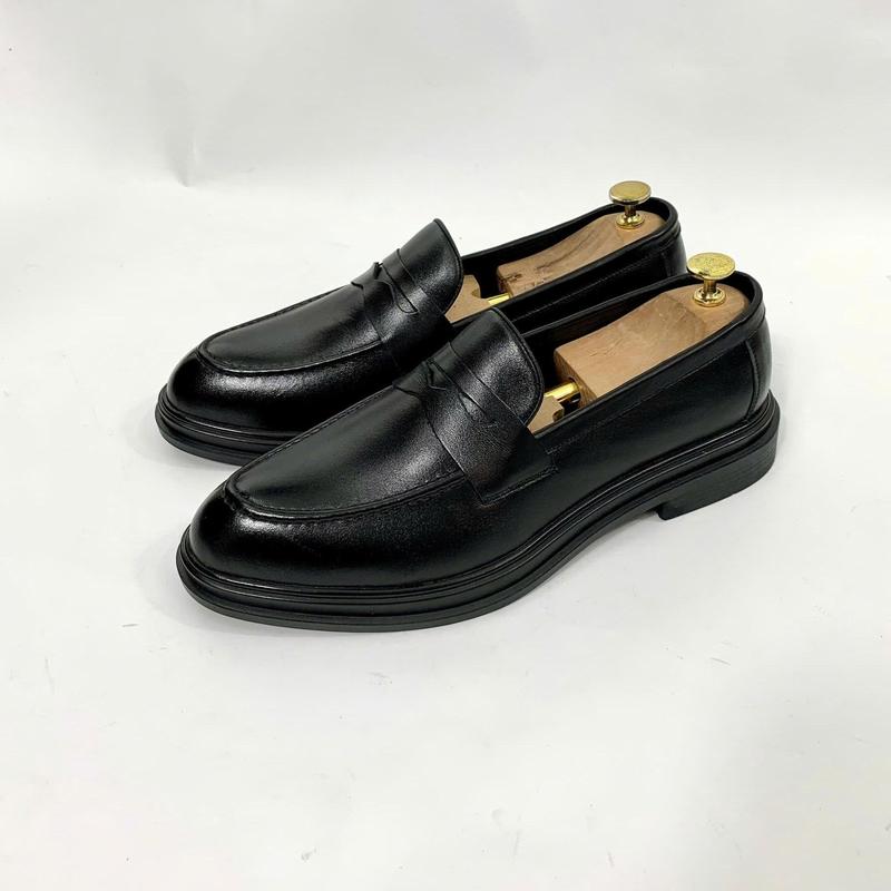 Giày penny loafer gia bò kiểu dáng trẻ trung - giày nam penny loafer Shoes