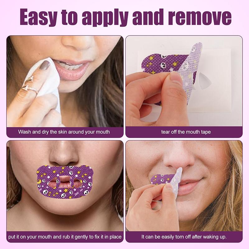 Product Introduction of 30pcs Kids Mouth Tape For Sleeping Anti  Sleep Strips Anti  Sleep Tape Sleep Better Nose Breathing Improved Sleep 20