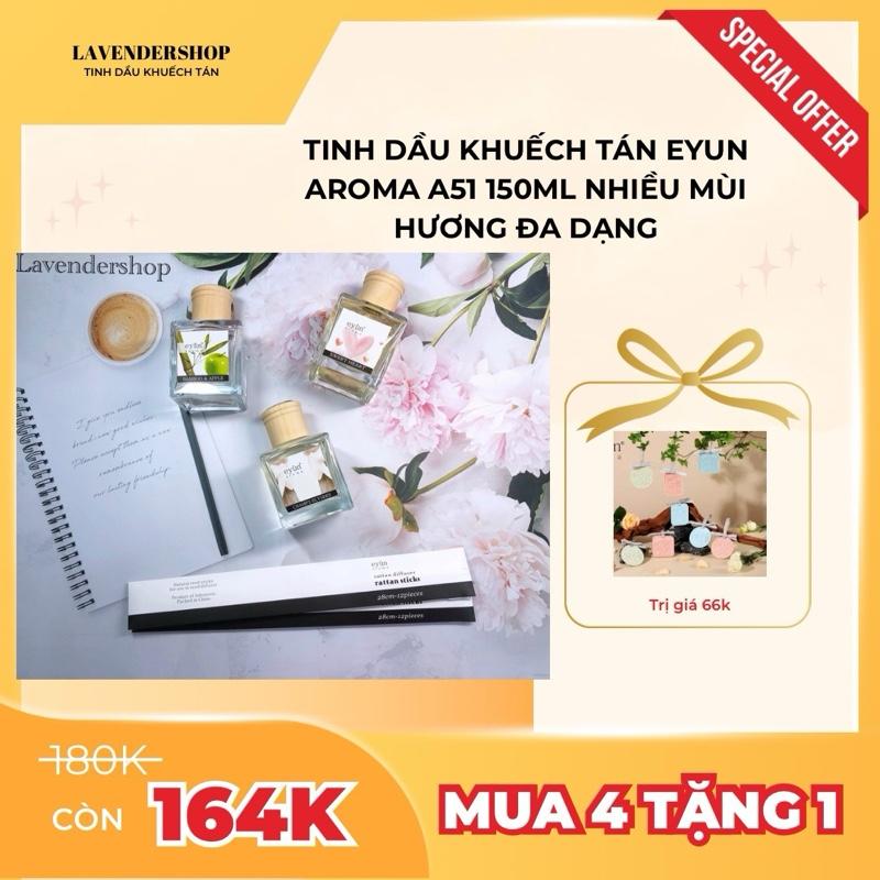 Tinh dầu khuếch tán thơm phòng Eyun Aroma 150ml kèm que cắm - Tinh dầu khử mùi thơm phòng thư giãn