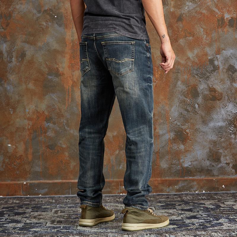  Quần Jean Nam Mã Số 009 Màu Xanh Rêu Nhạt Dáng Suông Nhẹ Denim Co Giãn Chất Liệu Denim Cao Cấp Phù Hợp Menswear 