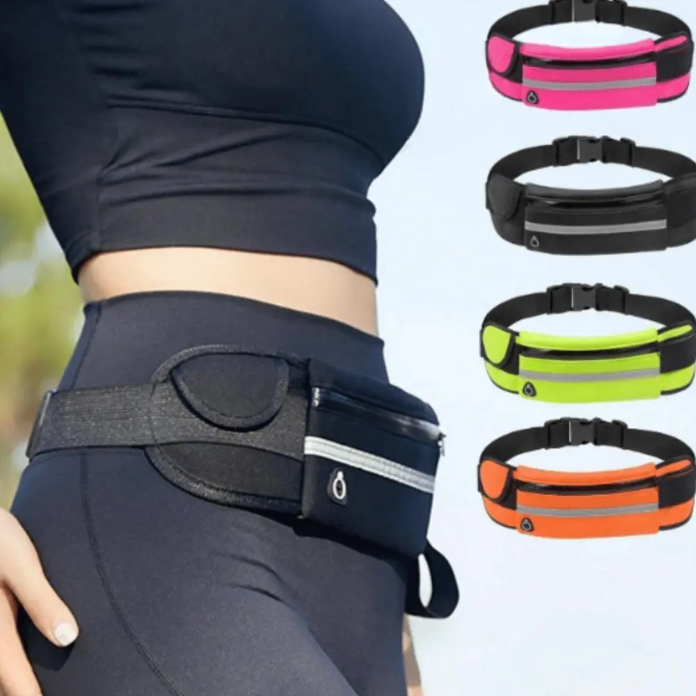 Outdoor Sports Waist Bag, 1 Count Waterproof Running Storage Bag with Water Bottle Holder, Running Supplies for Men & Women