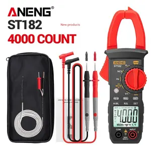 ST181/ST182 Digital Clamp Meter Tang Ampere Multitester Digital Kabel Tester Ukur Arus Tegangan Listrik AC DC