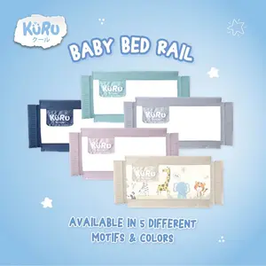 Kuru Baby Bedrail 120 160 180 200 | Pembatas Pengaman Kasur / Pagar Ranjang