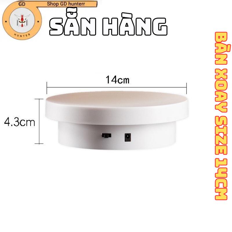 SẲN HÀNG Bàn Xoay Size 12cm Chụp Ảnh Sản Phẩm Trưng Bày Xoay 360 Độ Đế Xoay Chụp Ảnh Và Quay Video