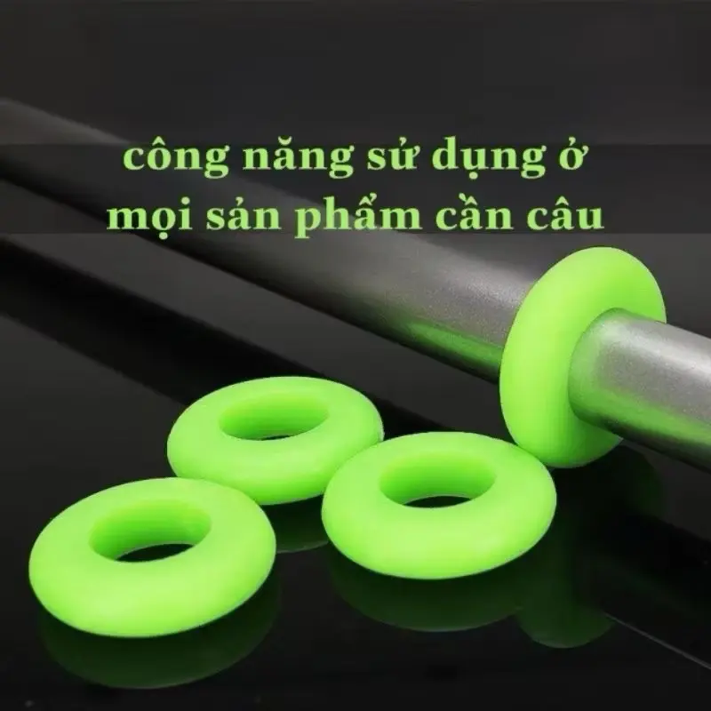 ￼Vòng Chặn [Giữ] Cần Câu Cao Su Non Đàn Hồi Xịn Cho Cần Câu Máy, Cần Câu Tay..
