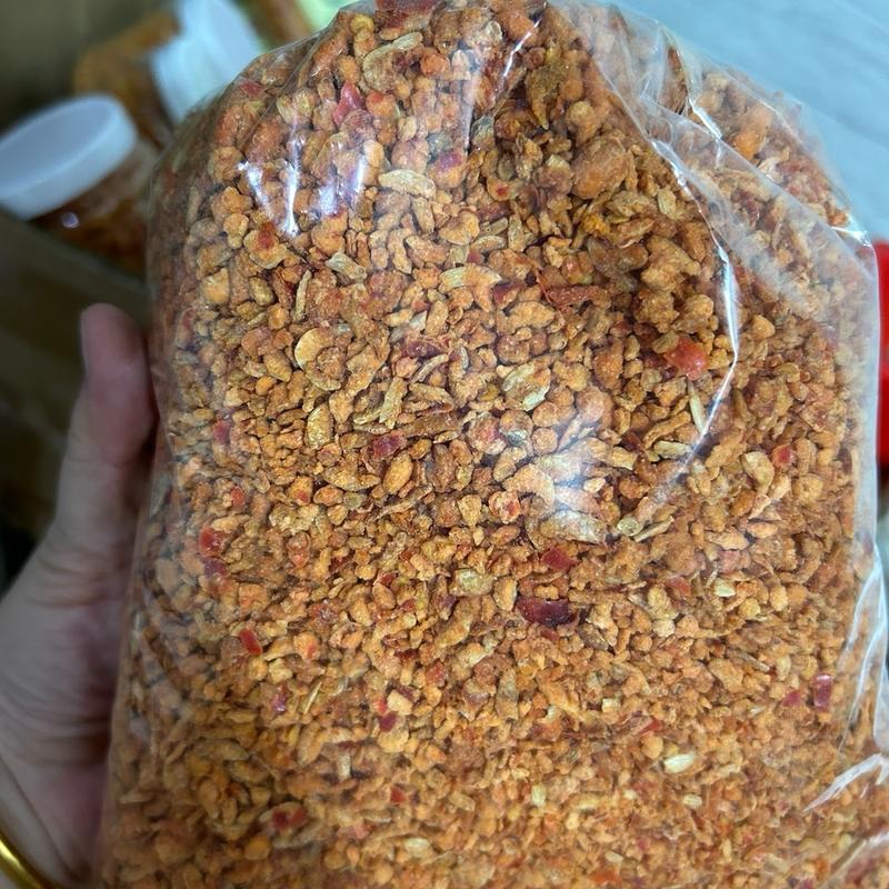 BỊCH 1KG MUỐI TÉP SIÊU CAY TÂY NINH MẶN NGỌT ,GIÒN ĂN BÁNH TRÁNG VÀ TRÁI CÂY.