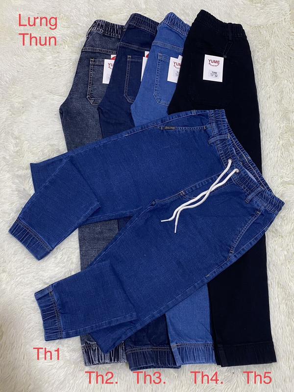 Quần Jean Lưng thun YUME JEAN BIGSIZE  Có size từ 30-44 cho người 120kg trở lại [FREESHIP Khi Mua Hàng] Vải dày và co giãn 2