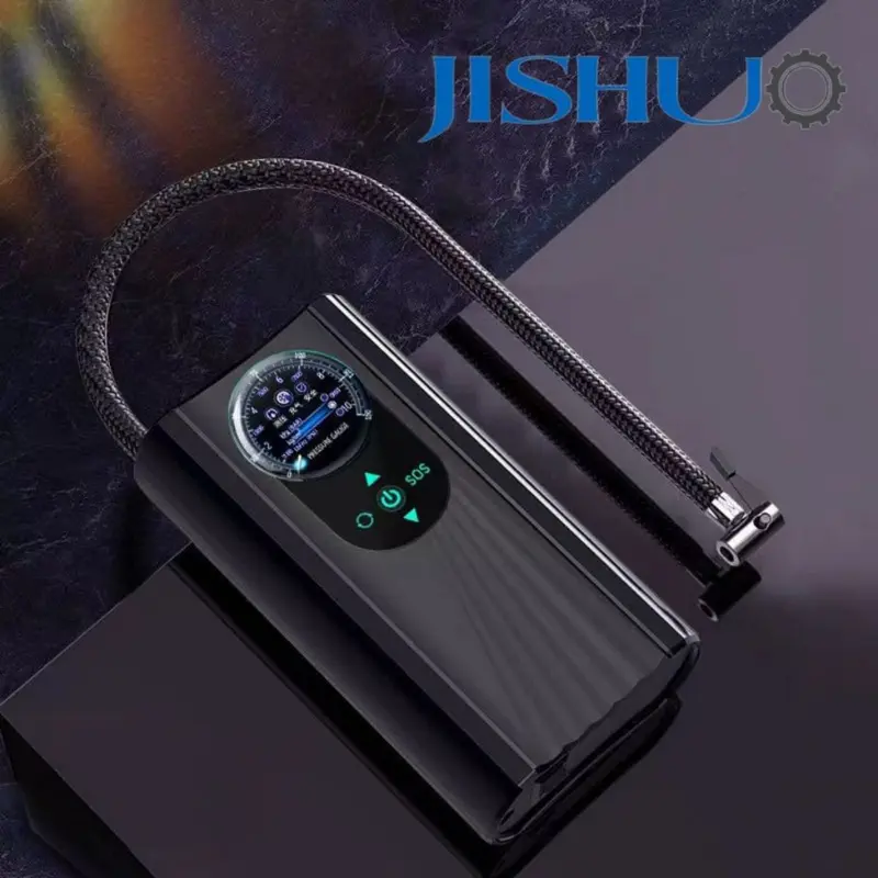 JISHUO CHARGE PUMP / POMPA MOBIL PORTABLE INFLATOR POMPA BAN MOBIL ELETRIC LCD DISPLAY 120W JS-CQB001 3