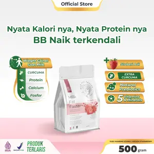 Wegen - Ternak Syams Susu Tinggi Kalori dan Protein Rasa Strawberry 500 gram | Surplus Bulking Weight Gain