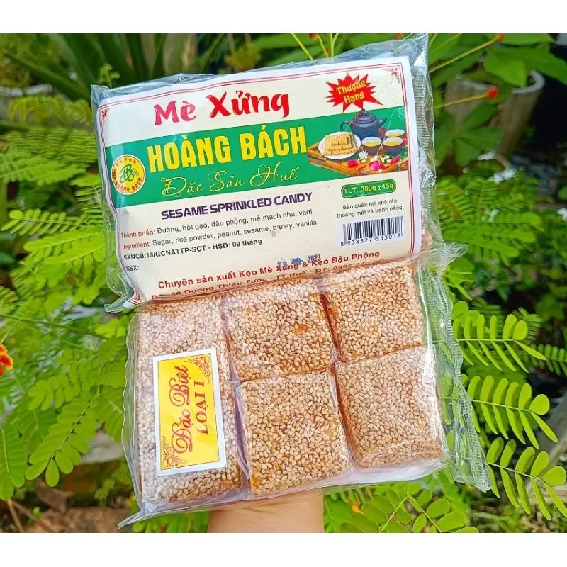KẸO MÈ XỬNG ĐẶC SẢN HUẾ -MÈ XỬNG HUẾ 200g Ăn Vặt 0