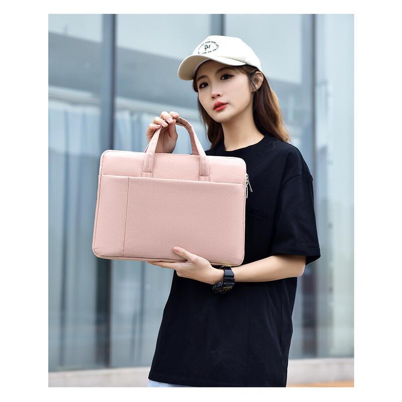 Product Introduction of New 15.6-inch laptop bag, minimalist handbag, business portable briefcase, can be printed 15