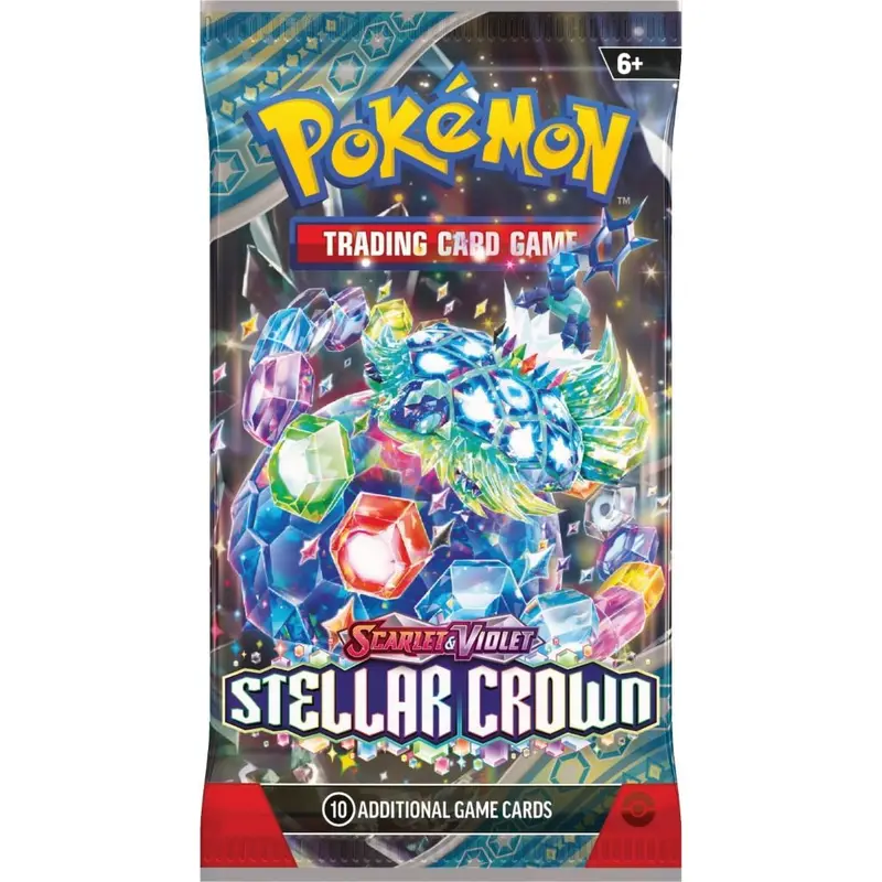 Pokémon TCG: Gói thẻ bài  Scarlet & Violet-Stellar Crown Booster Pack (10 Cards) 3