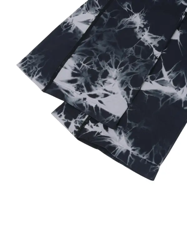 Women's Tie Dye Print High Waist Flare Leg Sports Leggings, Casual Comfy Breathable Bell Bottom Yoga Leggings, Ladies Sportswear for Indoor Outdoor Wear 6