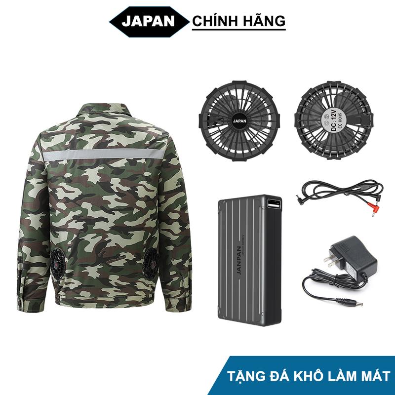   GIẢM GIÁ  Bộ Áo Điều Hoà ZASKY Nhật Bản PIN Nhật Dung Lượng 86.000mAh Sử Dụng Quạt Không Chổi Than Công Suất 18V Chống Nước Bộ Áo Khoác Quạt Gió Thời Lượng 11-15 Tiếng Tặng Gel Làm Mát Bảo Hành 12 Tháng 