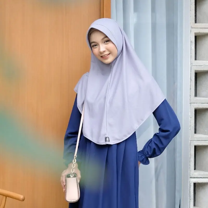Jilbab Afra Arfa Amira Mocca Bergo Instan Remaja Pet Antem Bahan Kaos Premium Panjang Muslim 7