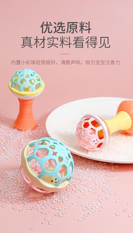 Product Introduction of ฝึกจับลูกบอลมือ, วัสดุซิลิโคน, สำหรับทารก, ยางกัด, แท่งยางกัด, ของเล่นเด็ก 6 เดือน, เหมาะสำหรับ 0-1 ปี 3