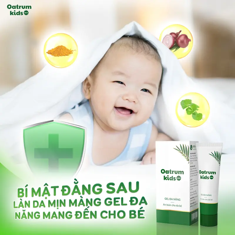 Gel đa năng Oatrum Kids an toàn cho da bé Trẻ sơ sinh Em bé Cho Bé 3