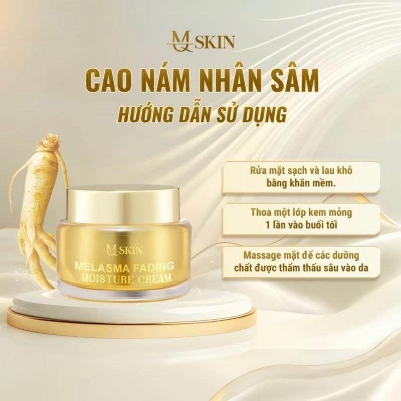 [ TẶNG Ủ TRẮNG THẢI CHÌ 20g ] M Q SKIN -COMBO NÁM GỒM CAO NÁM 15g+ SERUM CĂNG BÓNG 30ml-Hổ trợ cải thiện làn Nám cấp ẩm nuôi dưỡng da căng bóng. 3