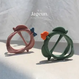 JAGEUN Premium Teether Silicone Baby Elephant | Gelang Gigitan Bayi