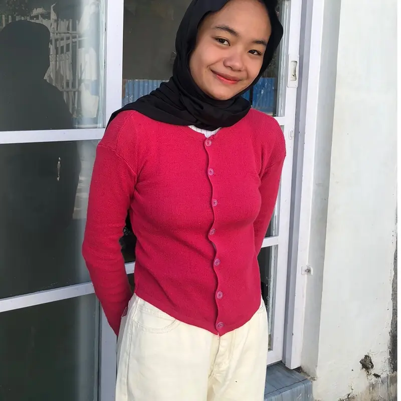 Cardigan Crop Rajut Wanita | Slim Fit Body Ld 90cm Knitwear 7