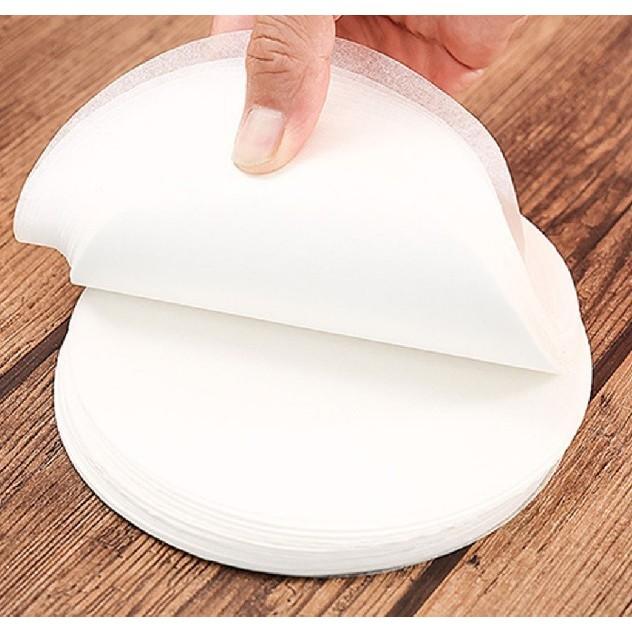 (Tập 500 tờ) Giấy nến chống dính 2 mặt chống tràn đồ uống trà sữa cà phê trà tắc, giấy nến lót bánh bao, Dimsum