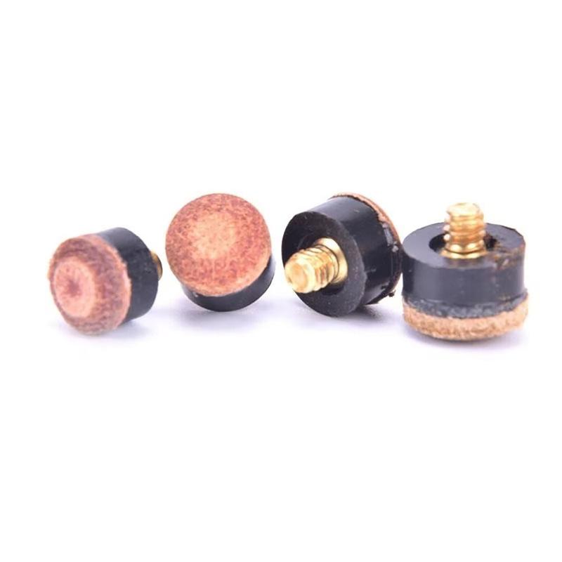 Product Introduction of 20Pcs New Snooker Pool Billiards Cue Tips Pole Repair Accessories Screw In Billiards Tip 10/11/12/13mm Replacement Parts Billiards Cue Head 17