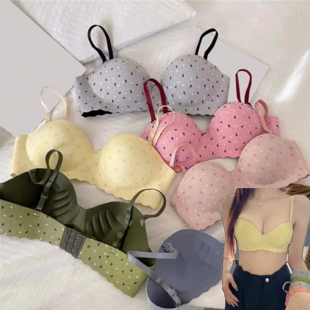 Seamless One-piece Bra For Women Cotton Push Up Bralette Comfortable Breathable Small Chest Female Lingerie Nylon Soft Womenswear Buckle