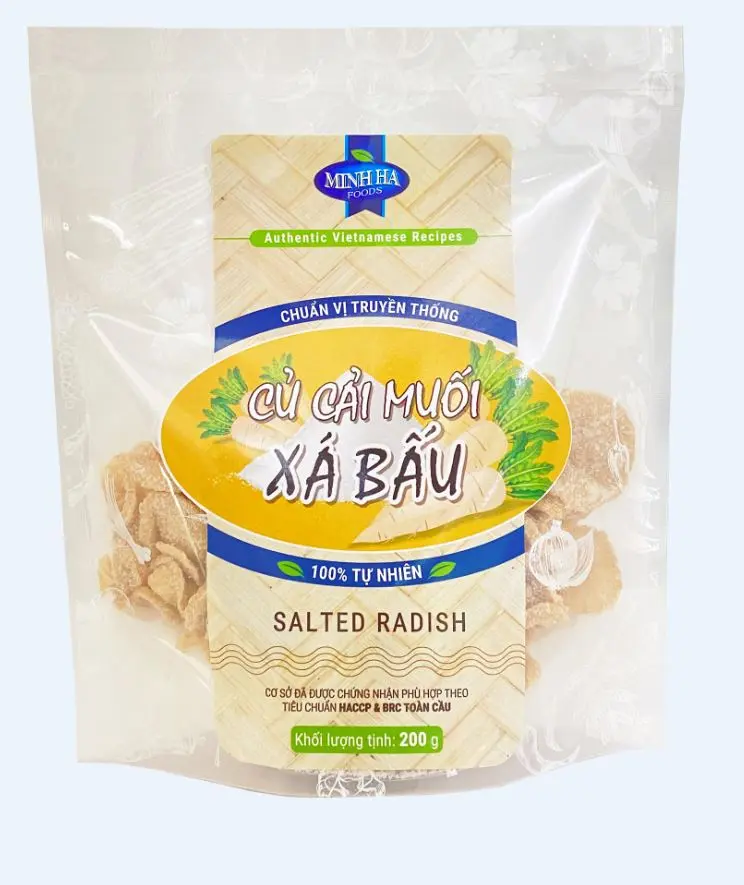 Củ cải muối 200g - Thương hiệu Minh Hà Foods