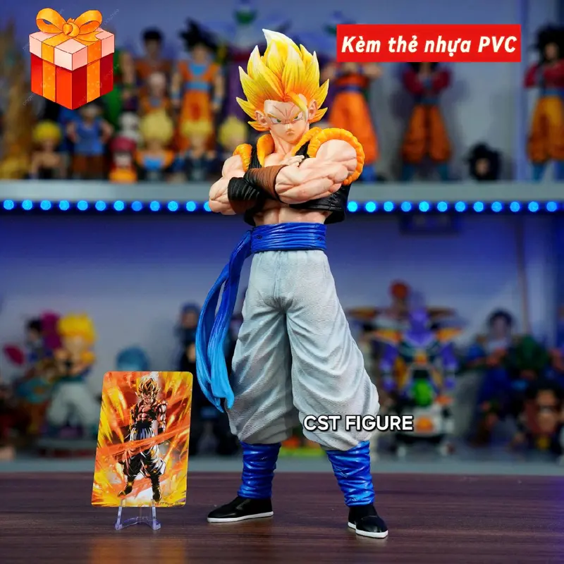 Mô hình Gogeta JT Studio cao 30cm [KÈM THẺ NHỰA PVC GOGETA+túi sleeves bảo vệ thẻ] 1